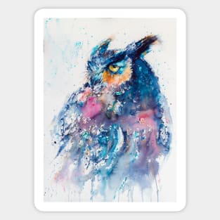 Great horned owl Sticker